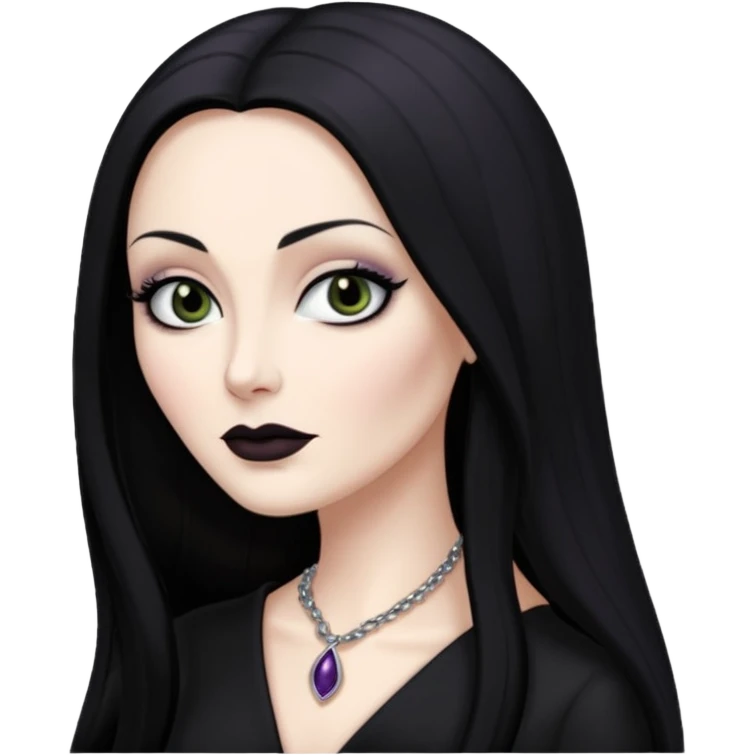 morticia addams emoji