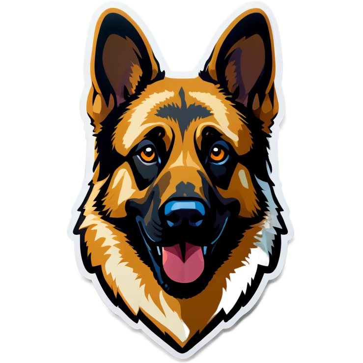 German shepherd  emoji