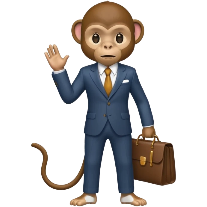 monkey with clothes emoji
