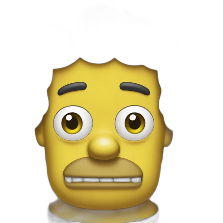 Homer Simpsons drip emoji
