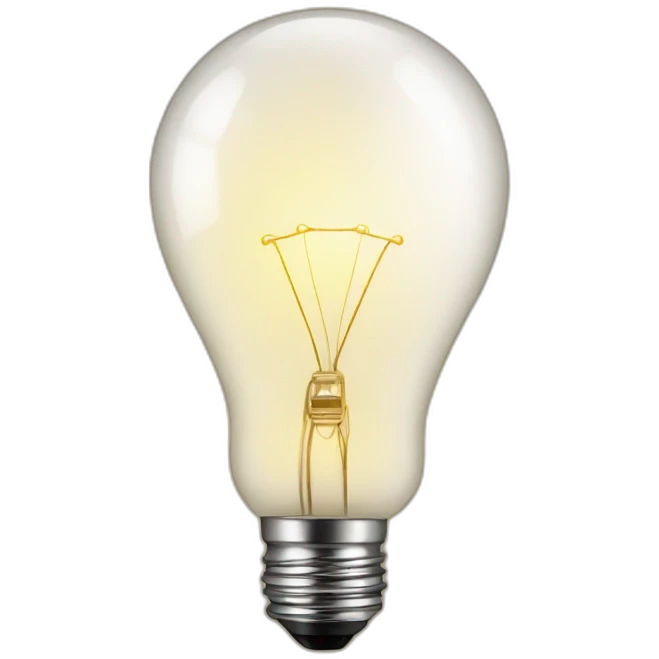 Light bulb emoji