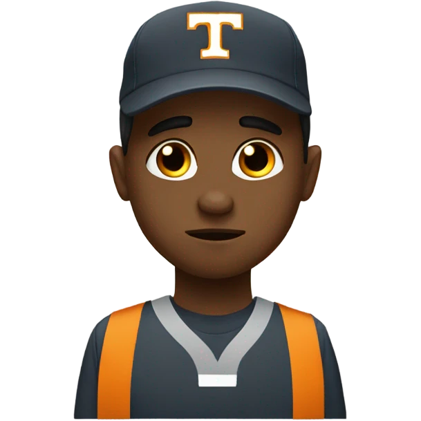 Sad Tennessee volunteer emoji