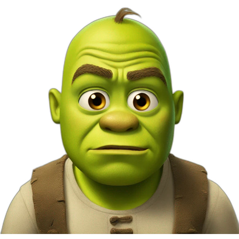 shrek scared emoji
