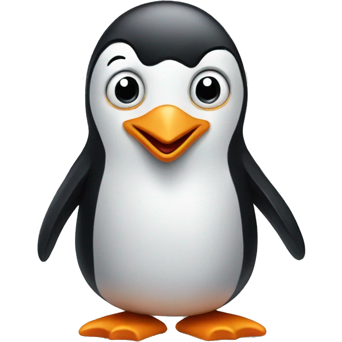 funny penguin  emoji