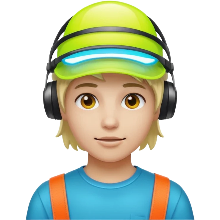 Neon Visor Gamer emoji