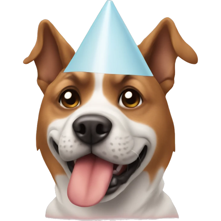 dog with a cone emoji