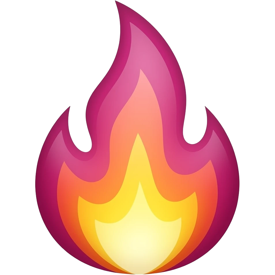 🔥 en multicolore emoji