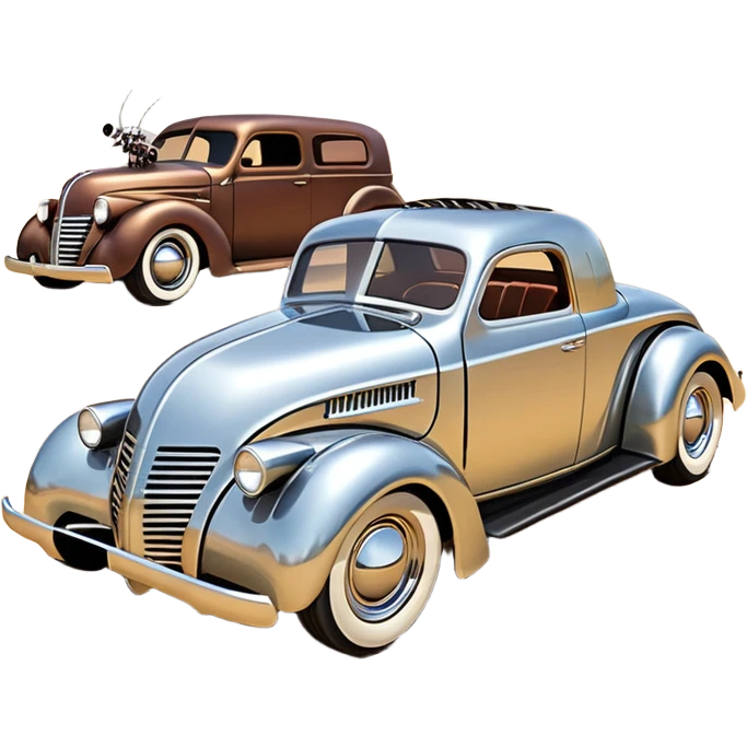 futuristic Roachman’s car, loosely based on 1939 Chevrolet pickup roadster(flat long straight organically-shaped mechanical roomy interior seating inside the body)the king cockroach’s antenna stealthy town hot rod desert dirt racing rwd rail emoji