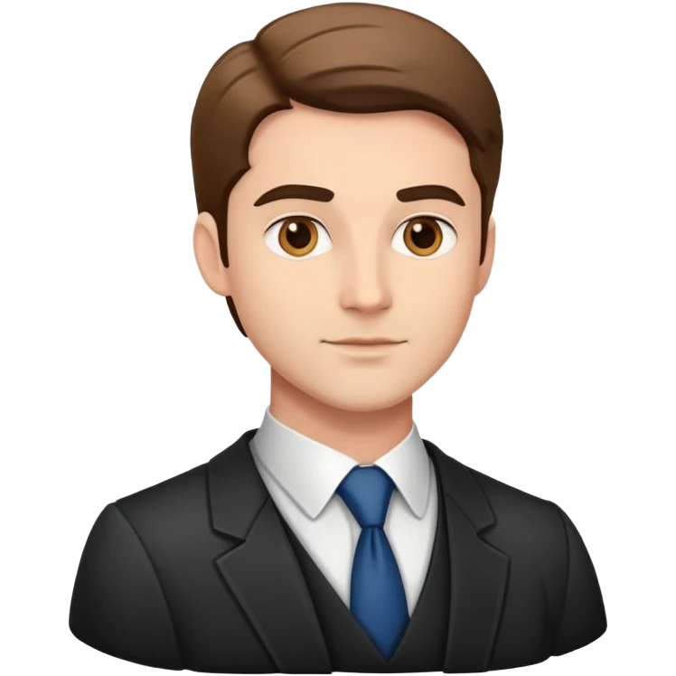 Handsome lawyer emoji