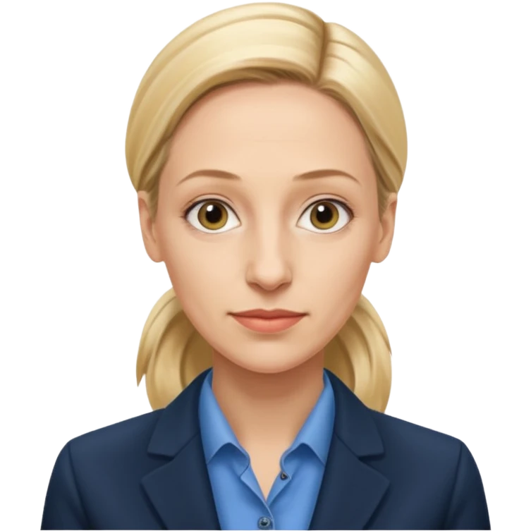 German politician Alice Weidel in a super realistic style emoji