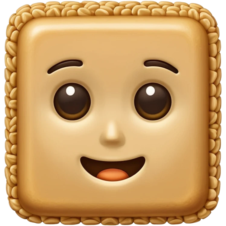 Rice krispy treat. emoji