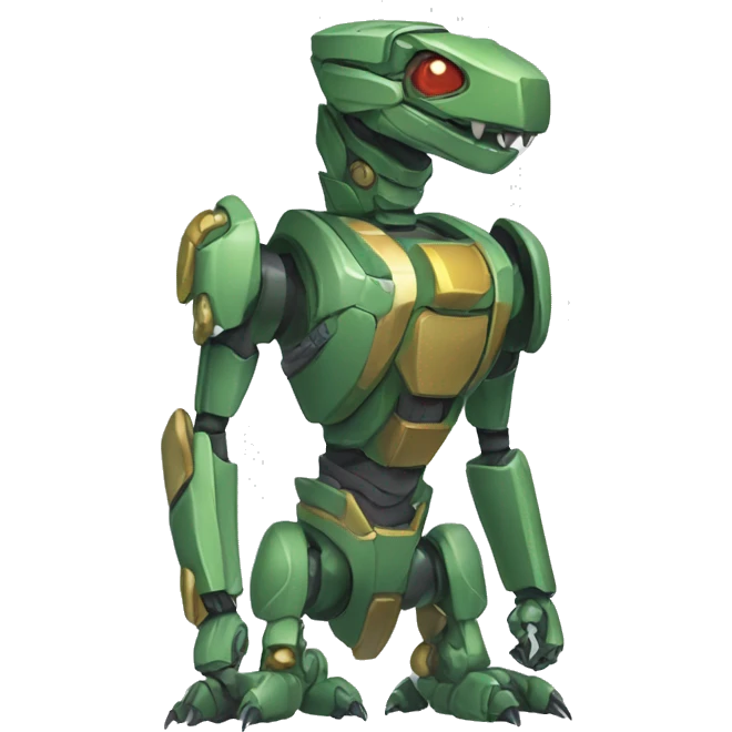 Reptile-Medabot-Mecha full body emoji