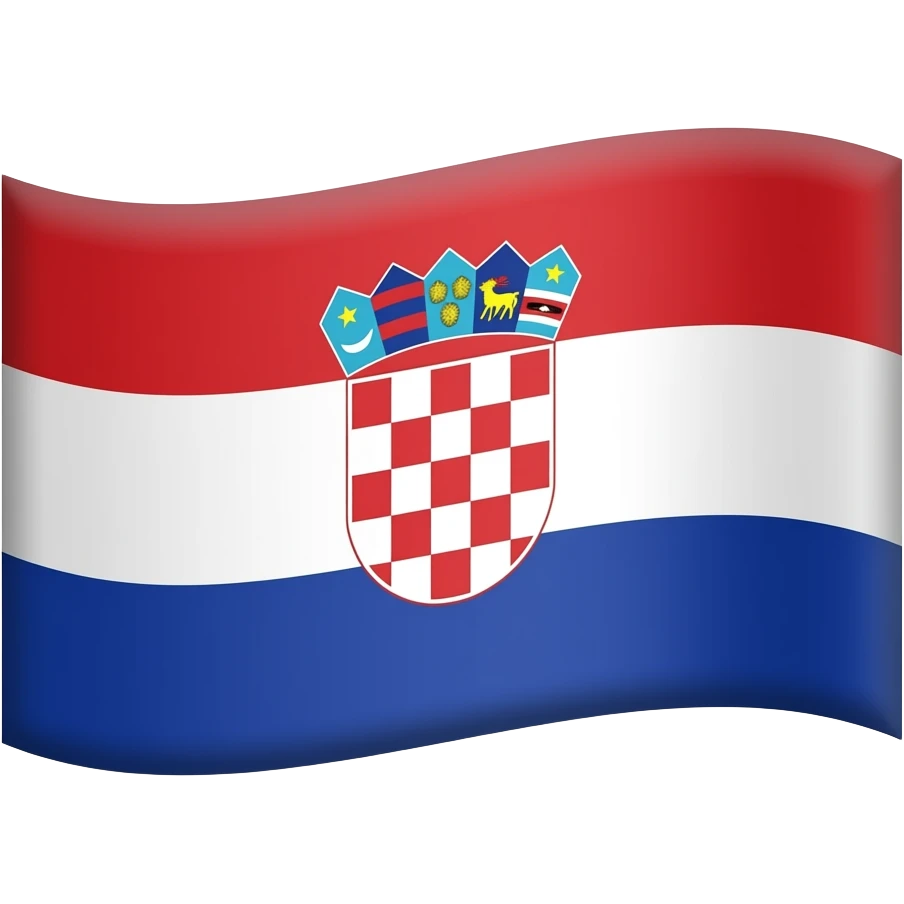 Flag of Dalmatia emoji