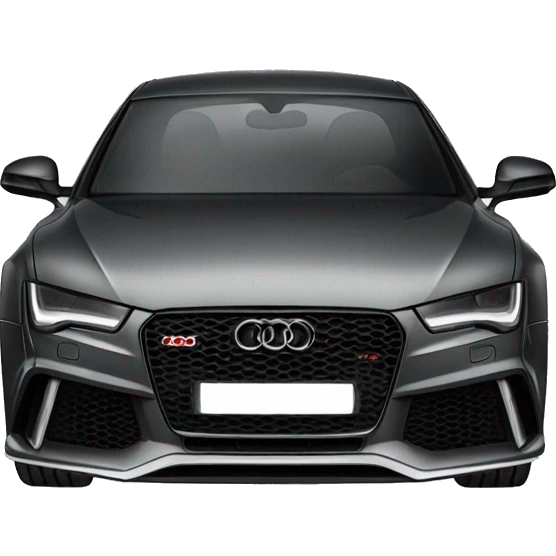 audi rs7 black emoji