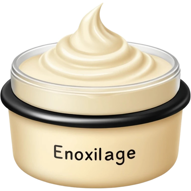 exfoliant/ gommage avec ecriture emoji