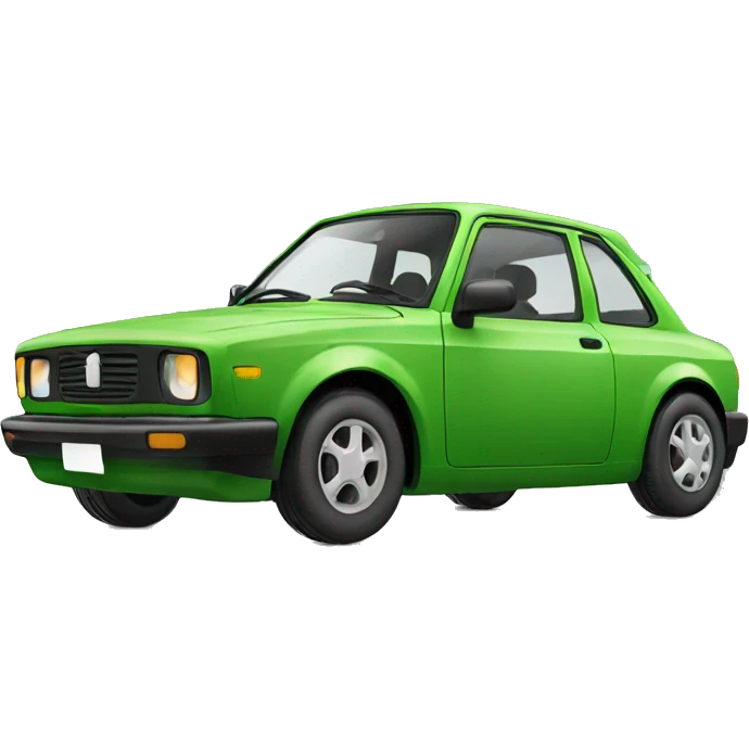 macchina verde emoji