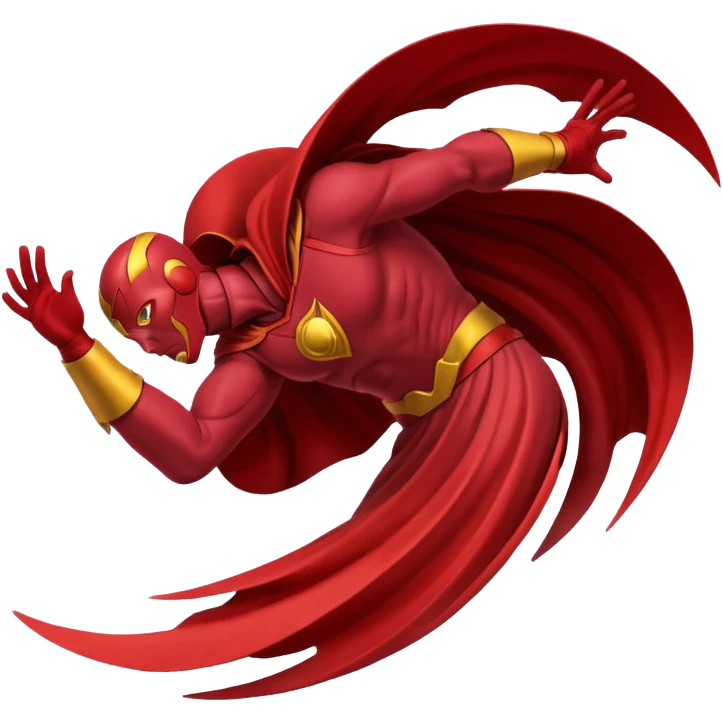 Red headed tornado emoji