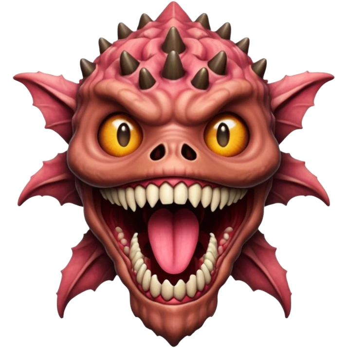 Make a demogorgan emoji emoji