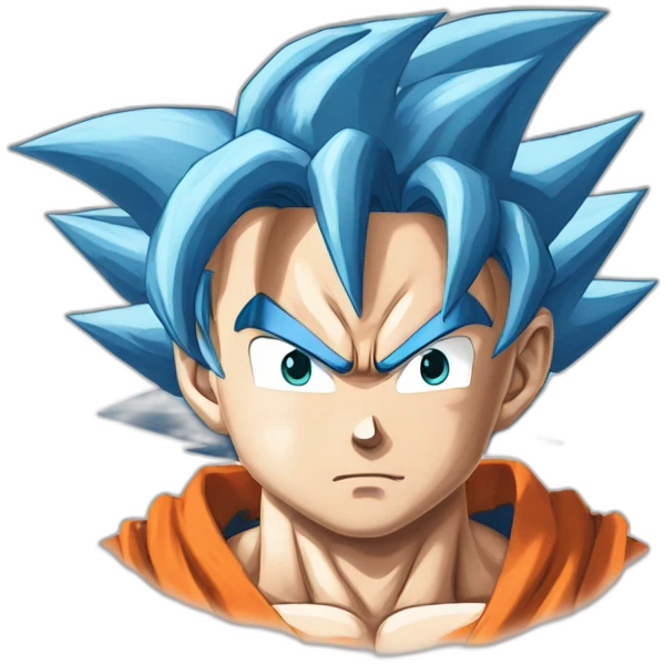Son goku super sayan blue emoji