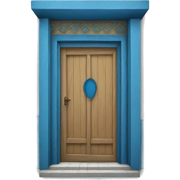 Blue Tunisian door emoji