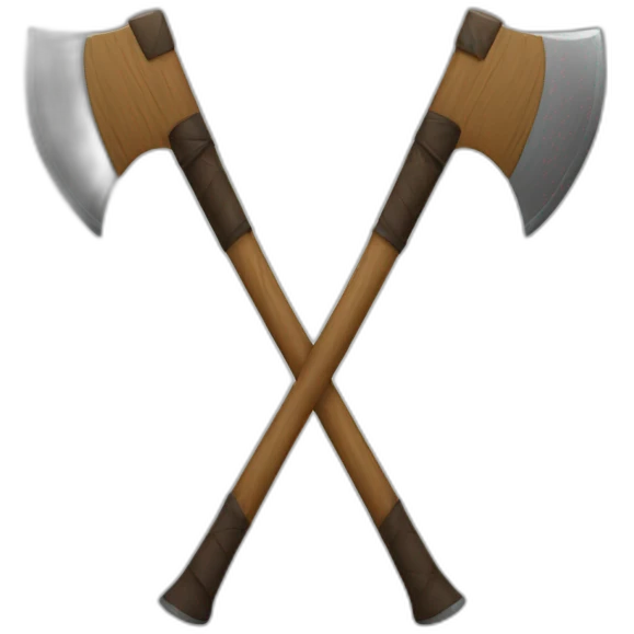 Crossed axes  emoji