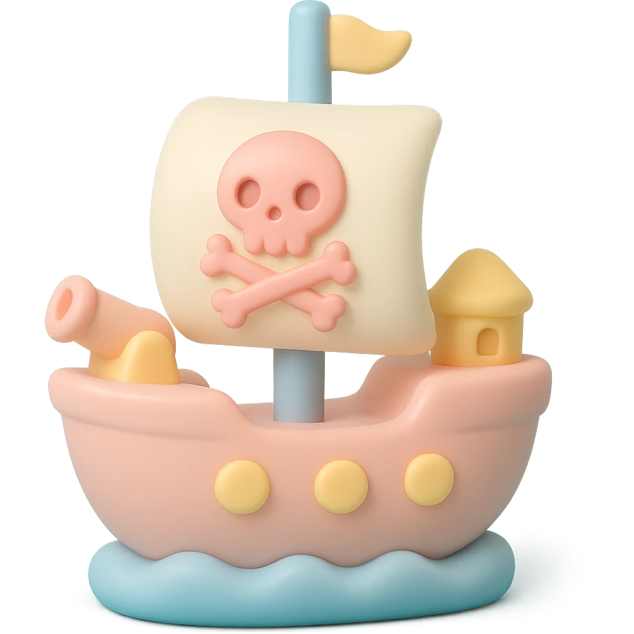 pirate ship emoji