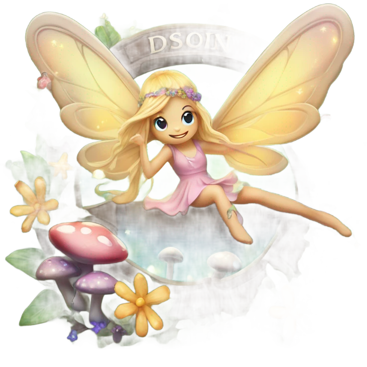 Don’t crash out sign fairy themed emoji