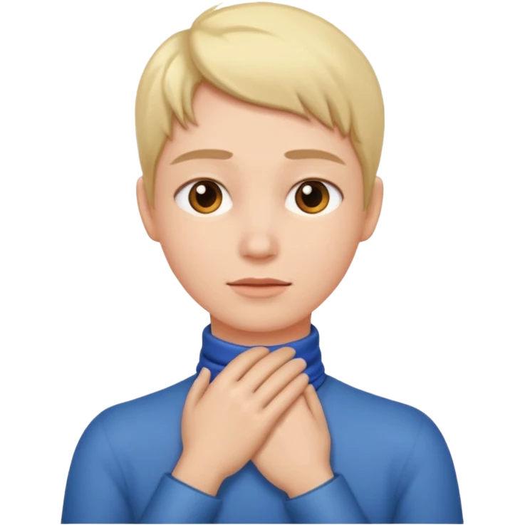 hands on neck  emoji