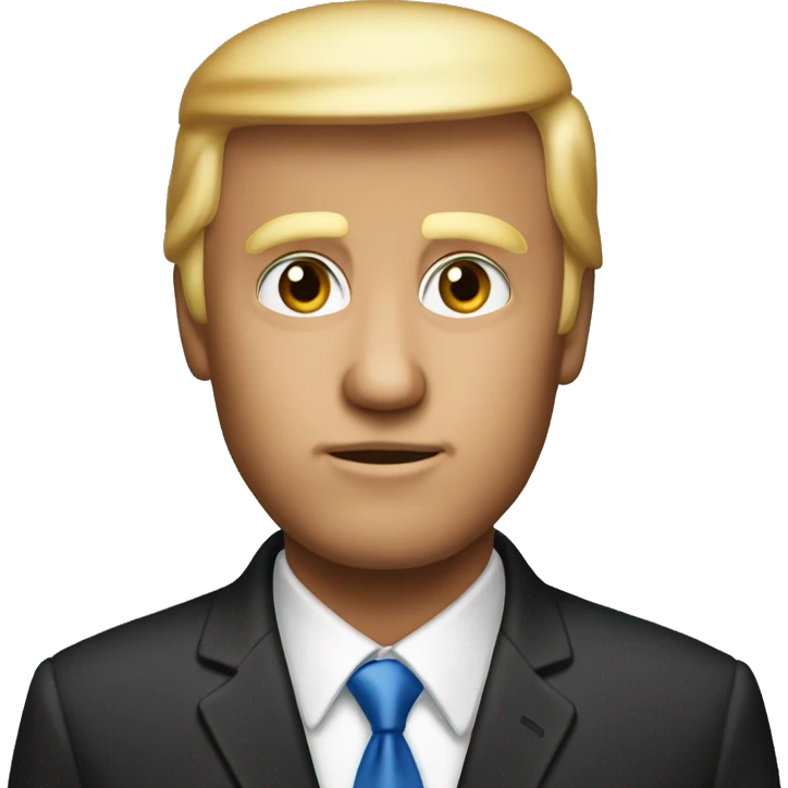 I want him to look like Donald trump  emoji