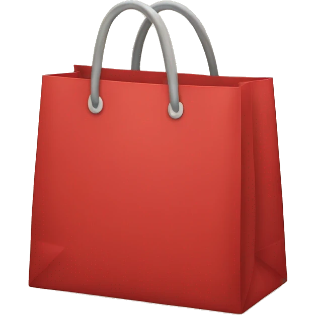 a red shopping bag emoji
