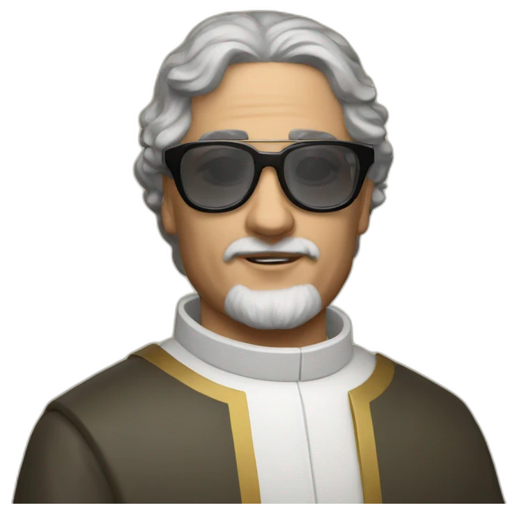 Deacon Saint John with cool glasses emoji