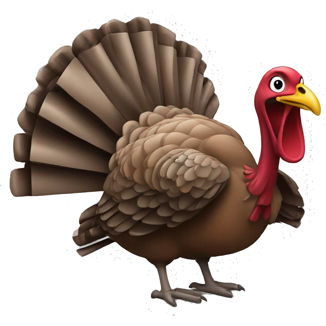 turkey fixing a motor emoji