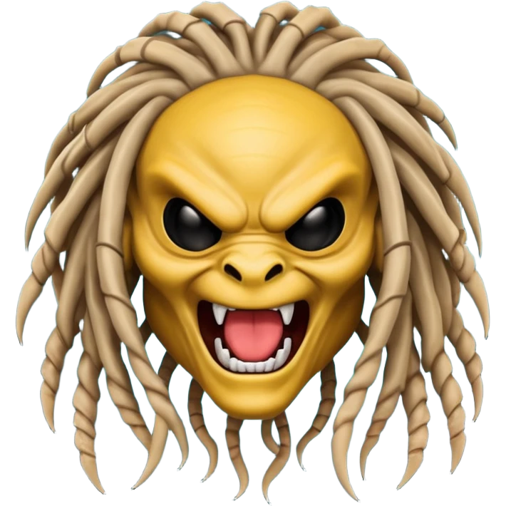 Predator laughs sarcastic emoji