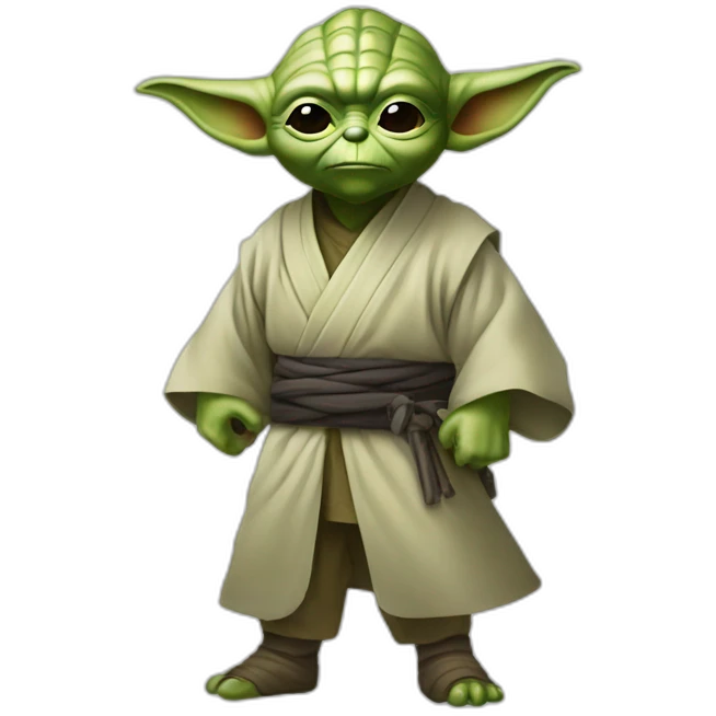 Yoda samouraï emoji