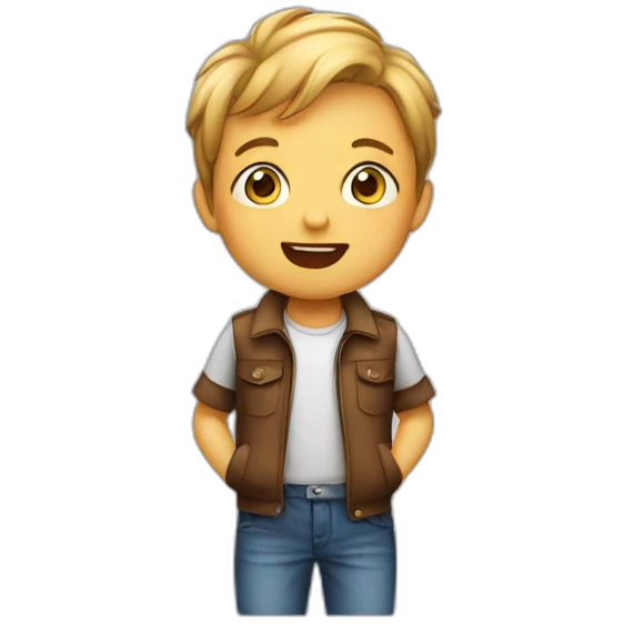 kid talking emoji