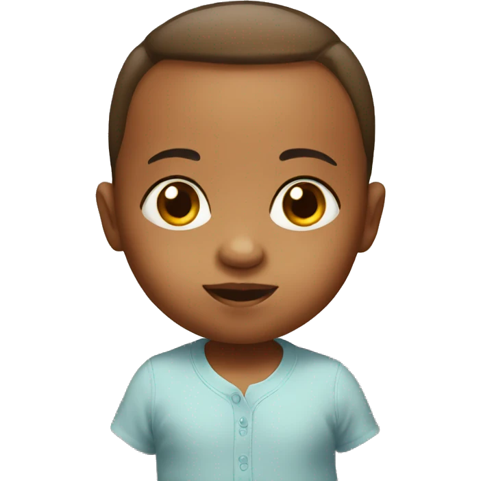 baby with a big head emoji