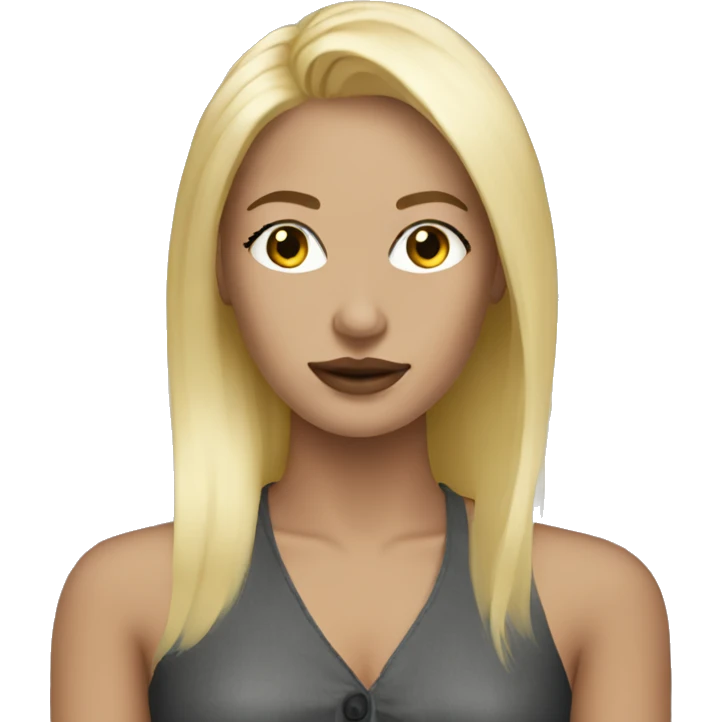 Fashion designer with blonde hair  emoji