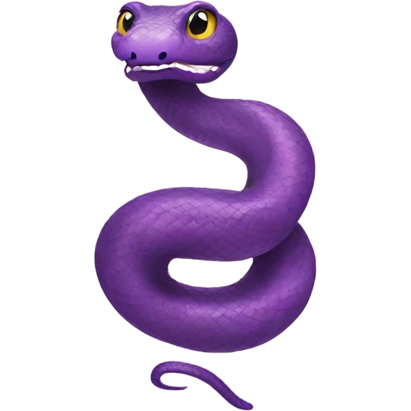 A snake wearing a tutu emoji