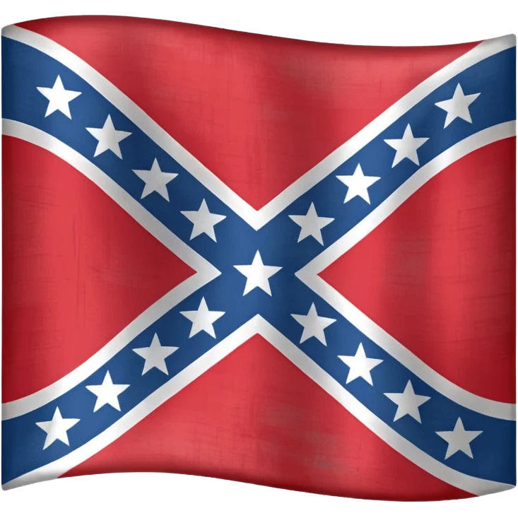  confederate flag emoji that has 13 stars emoji