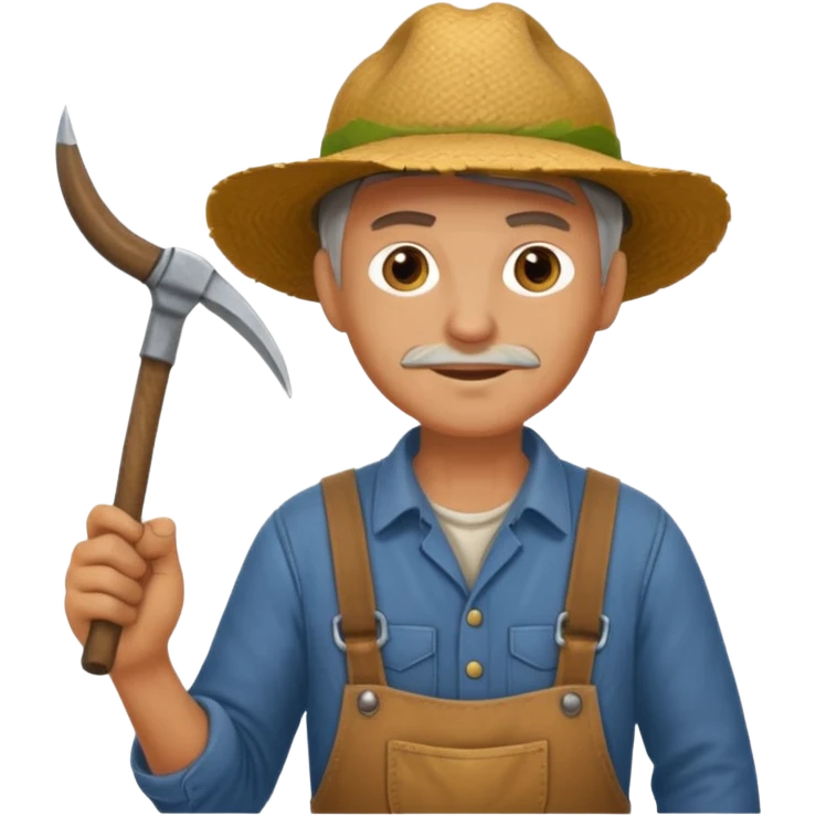 farmer sickel emoji