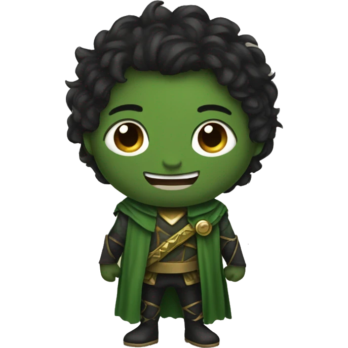 Toto with a Loki costume emoji