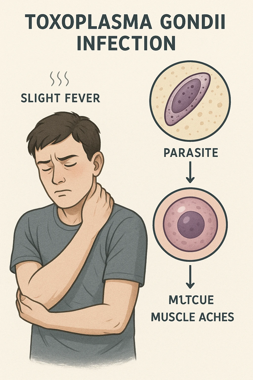Toxoplasma gondii, infetta uomo ha sintomi solo di lieve influenza emoji