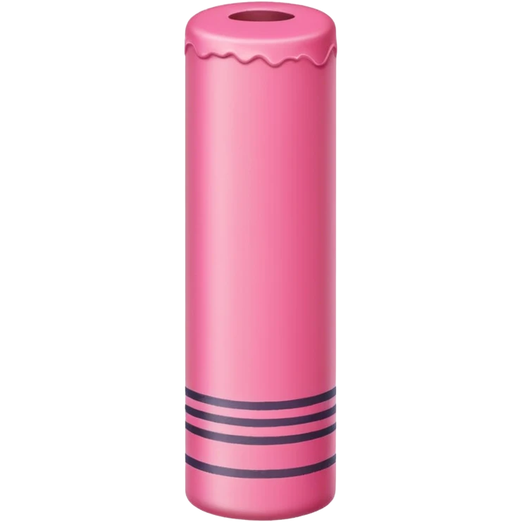 pink crayon emoji
