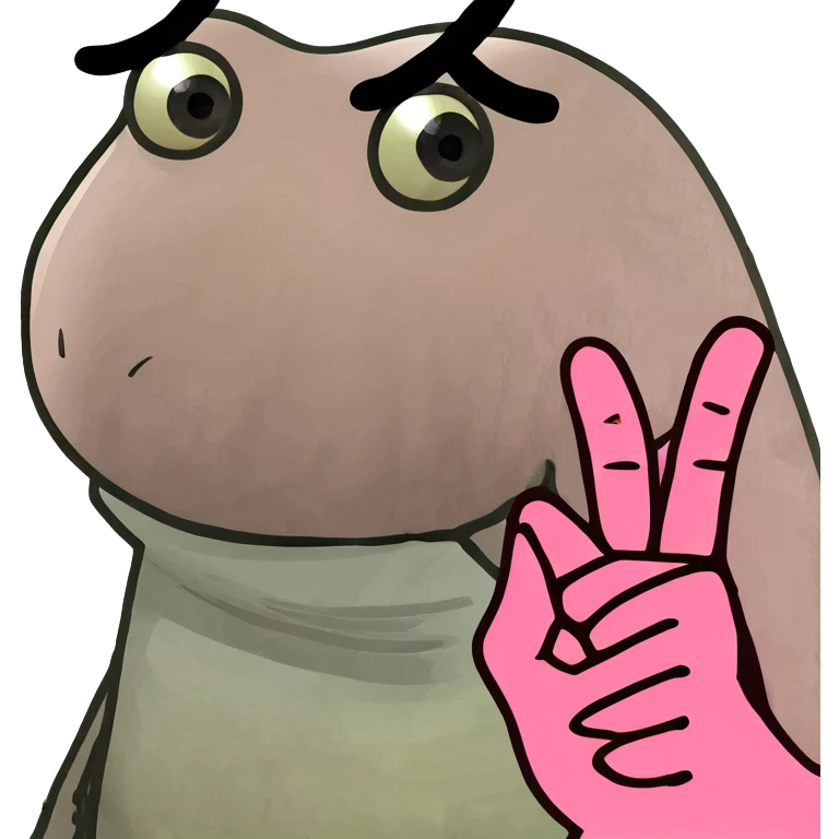 pink middle finger emoji