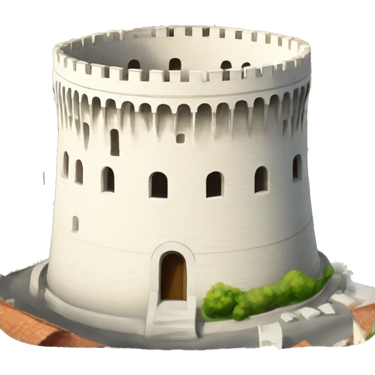 Thessaloniki white tower emoji