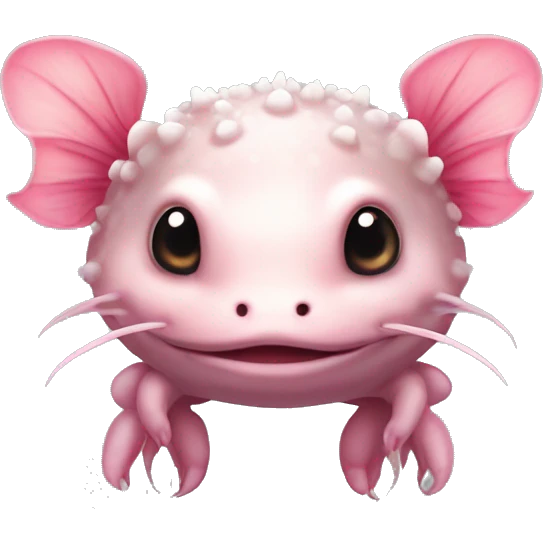 cute axolotl emoji