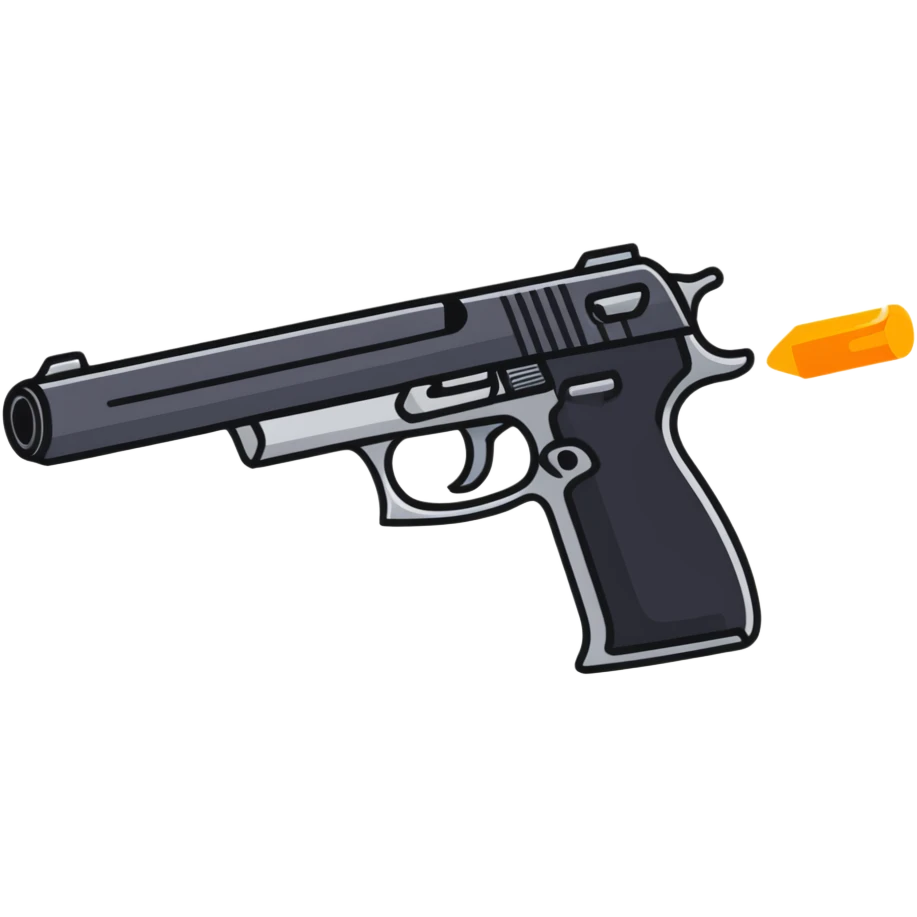 pistol with silencer emoji