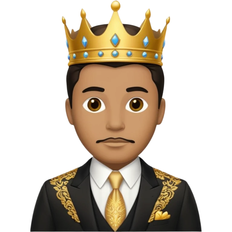 kings with suit emoji