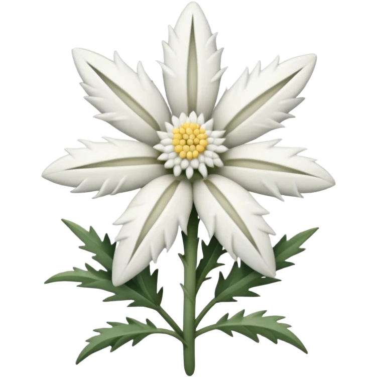 edelweiss realista emoji
