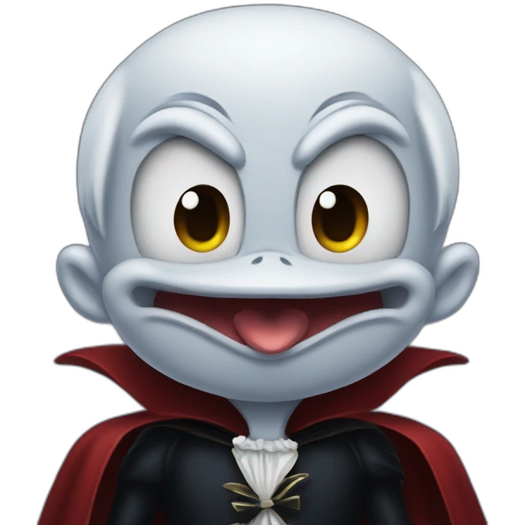 Donald Duck vampire emoji